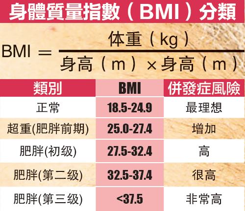 身体质量分类