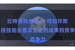 比特派钱包中心  何如诈欺科技技能去普及企业的成果和竞争力
