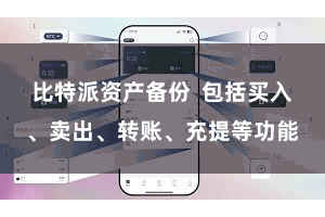 比特派资产备份  包括买入、卖出、转账、充提等功能