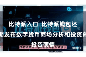 比特派入口  比特派钱包还如期发布数字货币商场分析和投资薄情