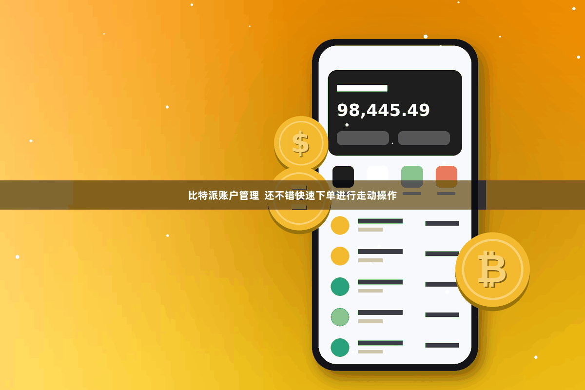 比特派账户管理  还不错快速下单进行走动操作